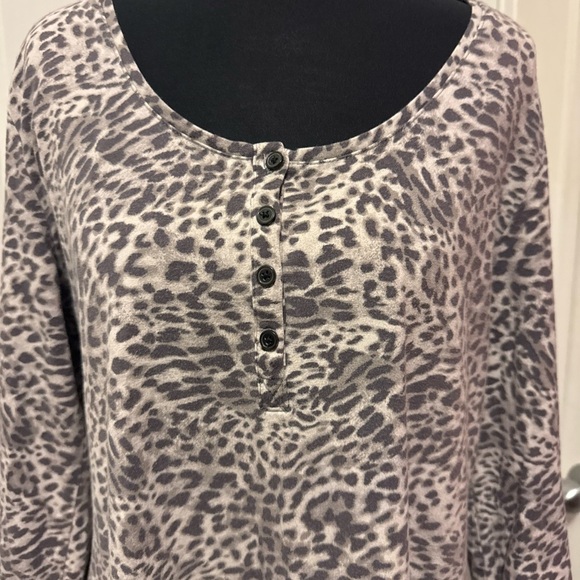 Soma Gray Patterned Blouse - Picture 2 of 9